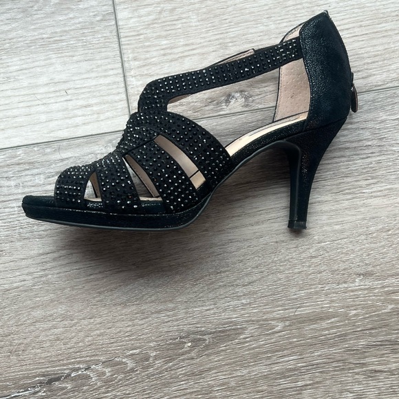 Alex Marie Black Studded Heels - Picture 2 of 4